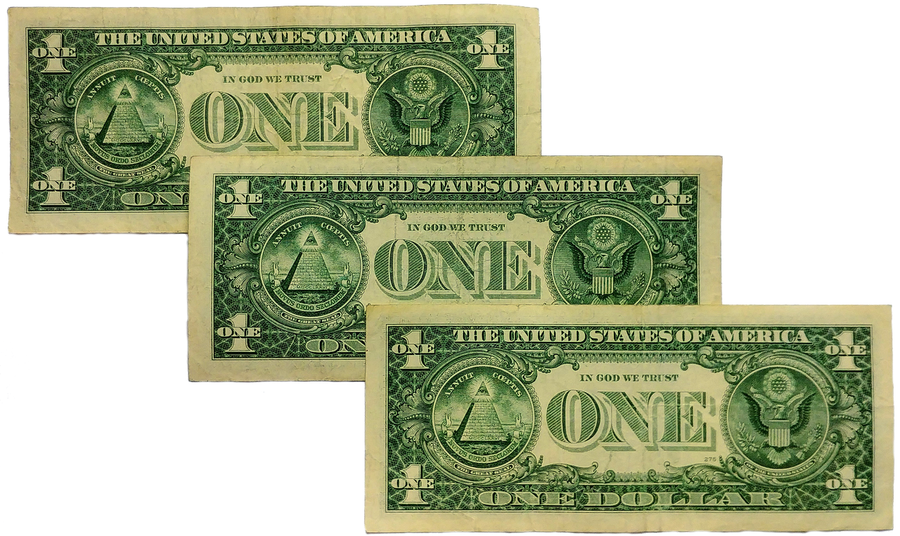 dolarové bankovky